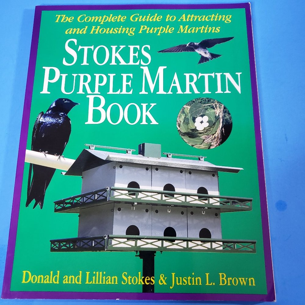 Stokes Purple Martin Book PB Birds Illustrated Guide